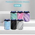 thumbnail image 2 of KENOBEE 6 Pack 12oz Standard Size Neoprene Can Cooler Sleeves - Insulated Non-slip Covers for Hard Seltzer, Beer, Soda, Energy Drinks and Water Bottles, 2 of 6