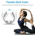 thumbnail image 5 of Moclever EMS Neck Massager with Heat, 4 Head Cordless Cervical Neck Massager with 6 Modes 20 Intensity Levels Remote Control, White, 5 of 17