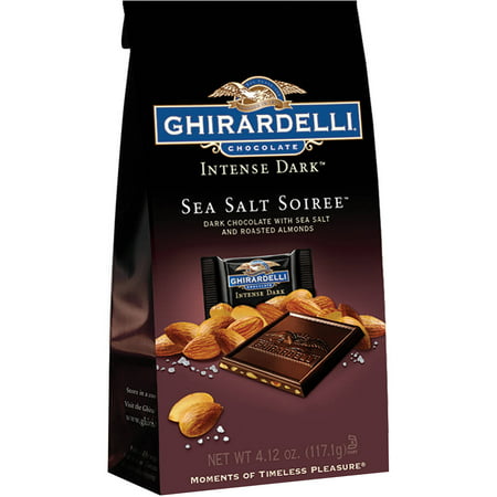 Ghirardelli Intense Dark Sea Salt Soiree Chocolates, 4.12 oz