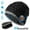 Black- Hat & Scarf Set, variant on ZOELNIC Unisex Bluetooth Music Warm Beanie Hat & Scarf Set Wireless Headphone Handsfree Winter Cap for Outdoor Sport (Beanie+ Scarf)