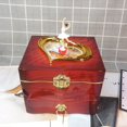 thumbnail image 3 of 2X Dancing Ballerina Music Box Plastic Jewellery Box Girls Hand Crank Music Box Mechanism Gift, 3 of 5