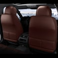 thumbnail image 4 of Maidao Car Seat Covers for Opel for Karl 2015-2022 5 Seats Compatible Airbag Leather Waterproof Front Rear Cushion Protector Full Set with Pillow Coffee, 4 of 7