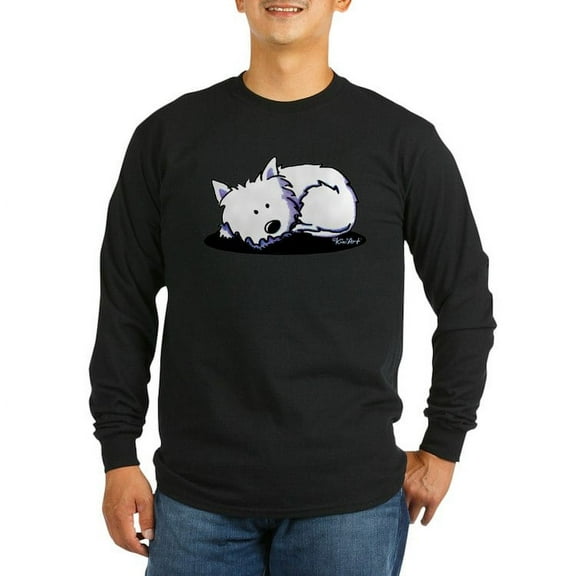 CafePress - Nap Time Westie Long Sleeve Dark T Shirt - Long Sleeve Dark T-Shirt