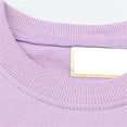 thumbnail image 4 of MEZZALL Pull Col Rond Enfant Style Dessin Animé Filles Chandail à Capuchon Demi-Jupe Polyvalent Quotidien Tout-Petit, Violet, 5-6 Ans, 4 of 7