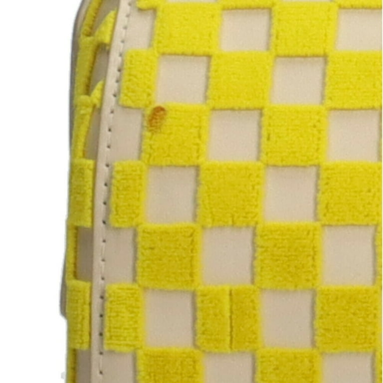 Authenticated used Louis Vuitton Louis Vuitton Speedy East West Damier Cubic Handbag Leather Yellow Ladies, Adult Unisex, Size: (HxWxD): 16cm x 32cm x