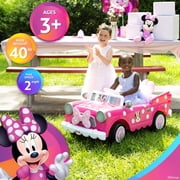 Disney 6V Minnie Roadster Ride-On by Dynacraft Perfect for Ages 3 and up, 1-Count
