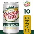 thumbnail image 5 of Canada Dry Zero Sugar Ginger Ale Soda Pop, 7.5 fl oz, 10 Pack Cans, 5 of 13