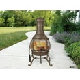 thumbnail image 5 of Deckmate Corona Foyer Extérieur en Acier Chimenea de 3 Pi de Hauteur Modèle 28063, 5 of 5