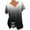 y Black, variant on under 10.00 LYXSSBYX Short Sleeve Womens Tops Women Short Sleeve V-Neck Lace Printed Lace Tops Loose T-Shirt Blouse Tops