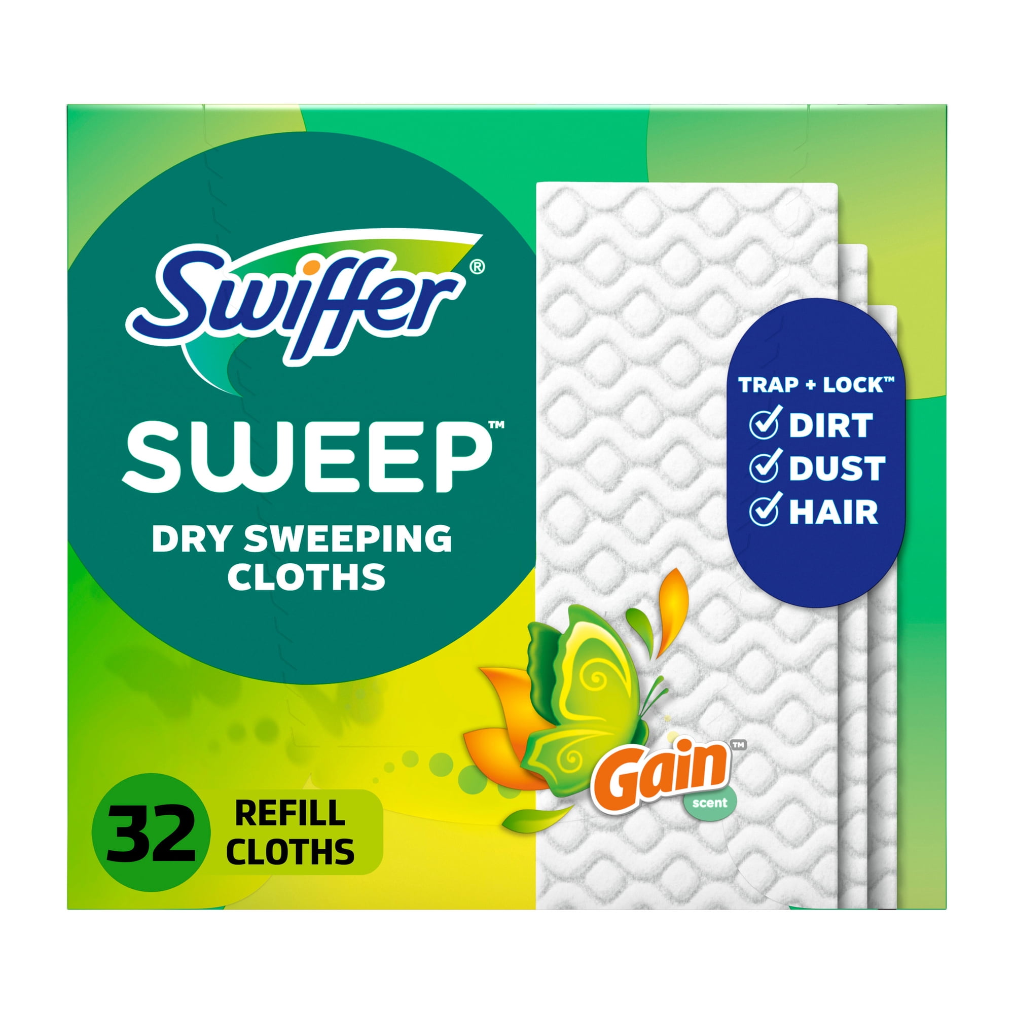 Swiffer Hair Magnet Refills, Gain, 32 Count