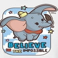 thumbnail image 3 of Disney - Dumbo - Believe In The Impossible - Juniors Cropped Cotton Blend T-Shirt, 3 of 5