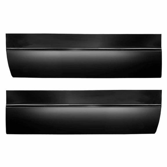 Lower Door Skin - PAIR. Fits 82-93 Chevrolet S10 Pickup, 83-94 Chevy S10 Blazer, 82-90 GMC S15 Pickup, 83-94 GMC S15 Jimmy, 91-93 GMC Sonoma, 91-94 Oldsmobile Bravada