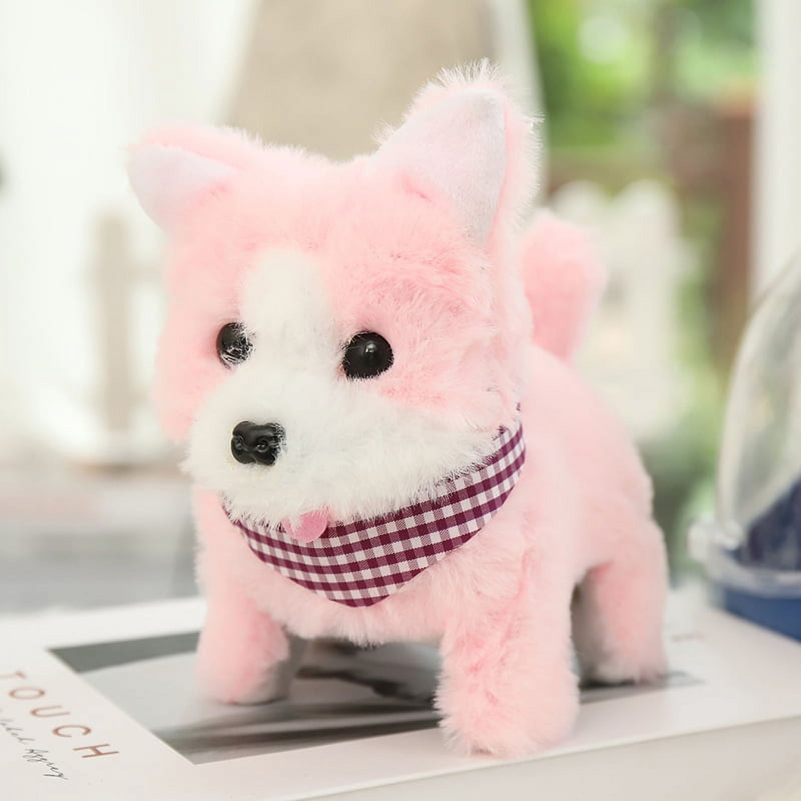 Stimulation Toy Dog with Battery Powered Plushy Toy Walking