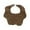 Coffee, variant on GJSYRH Baby Bandana Bibs - Super Absorbent for Drooling & Teething - Soft, Flower Shape Coffee 0-1 Years