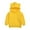 Yellow, variant on Esaierr Boys Girls Hoodie Sweatshirt for Toddler Baby Kids Solid Color Long Style Fleece Jackets Bear Ears Cotton Autumn Style Pullover Sweatsuit for 4-12Y