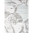 thumbnail image 1 of Ahgly Company Indoor Rectangle Contemporary Silver Gray Abstract Area Rugs, 5' x 8', 1 of 6