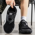 thumbnail image 5 of Men's Velcro Strap Suede Spliced Casual Shoes, 5 of 7