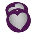 thumbnail image 1 of Inkdotpot Pack Of 100 Real Silver Foil Paper Tags Made With Love Wedding Favor Hang Tags, 1 of 1