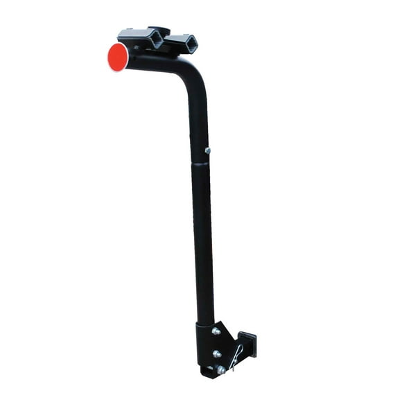 Husky Towing Porte-Vélo 81146 Support d'Attelage avec Récepteur de 2 Pouces; Supporte 2 Vélos; Capacité de Charge jusqu'à 60 Livres; Pince de Cadre de Vélo; Sans Verrou; Non Pliable; Revêtement en Poudre Noir; Acier