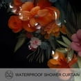 thumbnail image 3 of Floral Animal Waterproof Shower Curtain Set with Hooks and Printed Design - Bathroom Decoration for Shower Curtains, 3 of 5