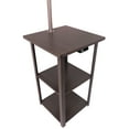 thumbnail image 7 of CoSoTower 58" Squared Sofa Side Shelves Table Lamp W/ Power Station, 1.14/14.96, 7 of 7