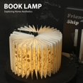thumbnail image 2 of Book Light ZBOLE con estampado floral de 1200 mAh, portátil y plegable, 2 of 9