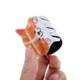 thumbnail image 5 of Unique Bargains 1 Pc Fashion Animal Pattern Hair Clips Hairdo Clip Orange White, 5 of 5