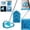 Blue[39"], variant on Bxaolu 2 Pack Spin Triangle Cleaning Mop Replacement Head, Microfiber Cloth Mop Head for Easy Cleaning, Wet and Dry for Bathroom Floor Wall Bed Spin Triangle Mop
