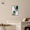 thumbnail image 3 of Moss and Mist Canvas Green Abstract Art by Art Remedy, Gold Frame, 24" x 36", 3 of 7