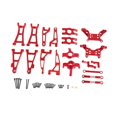 thumbnail image 2 of HILABEE 1/16 RC Car Upgrade Set Easy Installation Aluminum Alloy for 16207 H16 16208 red, 2 of 7