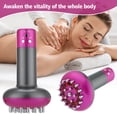 thumbnail image 2 of Cepillo masaJeador eléctrico de meridianos, dragado de meridianos, anticelulitis, quemagrasas, EMS, Micro corriente, vibrador, luz roJa, herramienta de belleza, 2 of 4