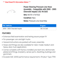 thumbnail image 2 of Power Steering Pressure Line Hose Assembly - Compatible with 2000 - 2005 Chevy Impala 3.8L V6 GAS 2001 2002 2003 2004, 2 of 2