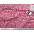 thumbnail image 2 of Soimoi Poly Georgette Fabric Paisley Block Fabric Prints by Yard 52 Inch Wide, 2 of 3