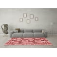 thumbnail image 3 of Ahgly Company Indoor Rectangle Abstract Red Modern Area Rugs, 4' x 6', 3 of 4