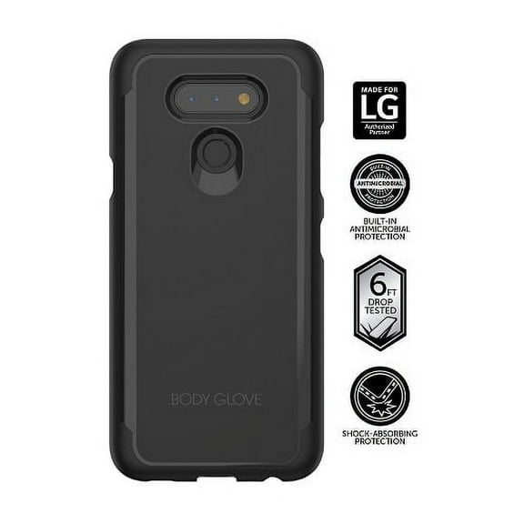 Body Glove 9658601 Case with Built-in Antimicrobial Protection for Lg Premier Pro Plus, Black