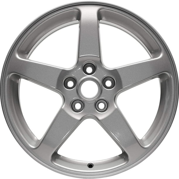 Aluminum Wheel Rim 17 Inch For Pontiac G6 05 09 5 Lug Silver Walmart Com
