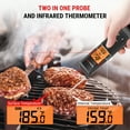 thumbnail image 2 of ThermoPro TP420W 2-in-1 Instant Read Thermometer for Cooking, Infrared Meat Thermometer Cooking Thermometer with Meat Probe, 2 of 9