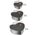 thumbnail image 3 of Stainless Steel Bento Soup Bowl With Lid Sealed Lunch Box Storage Stainless Steel Preservation Box, 3 of 9