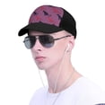 thumbnail image 4 of Naloa Leopard Print Adult adjustable Print Baseball Hat, Patchwork curved brim baseball capfor Men and Women, One Size, 4 of 5