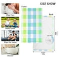 thumbnail image 4 of Ryvnso Checkered Grid-t5 Cotton Hand Towels Sets Face Towel 2 PCs Bathroom Decorative, 4 of 7