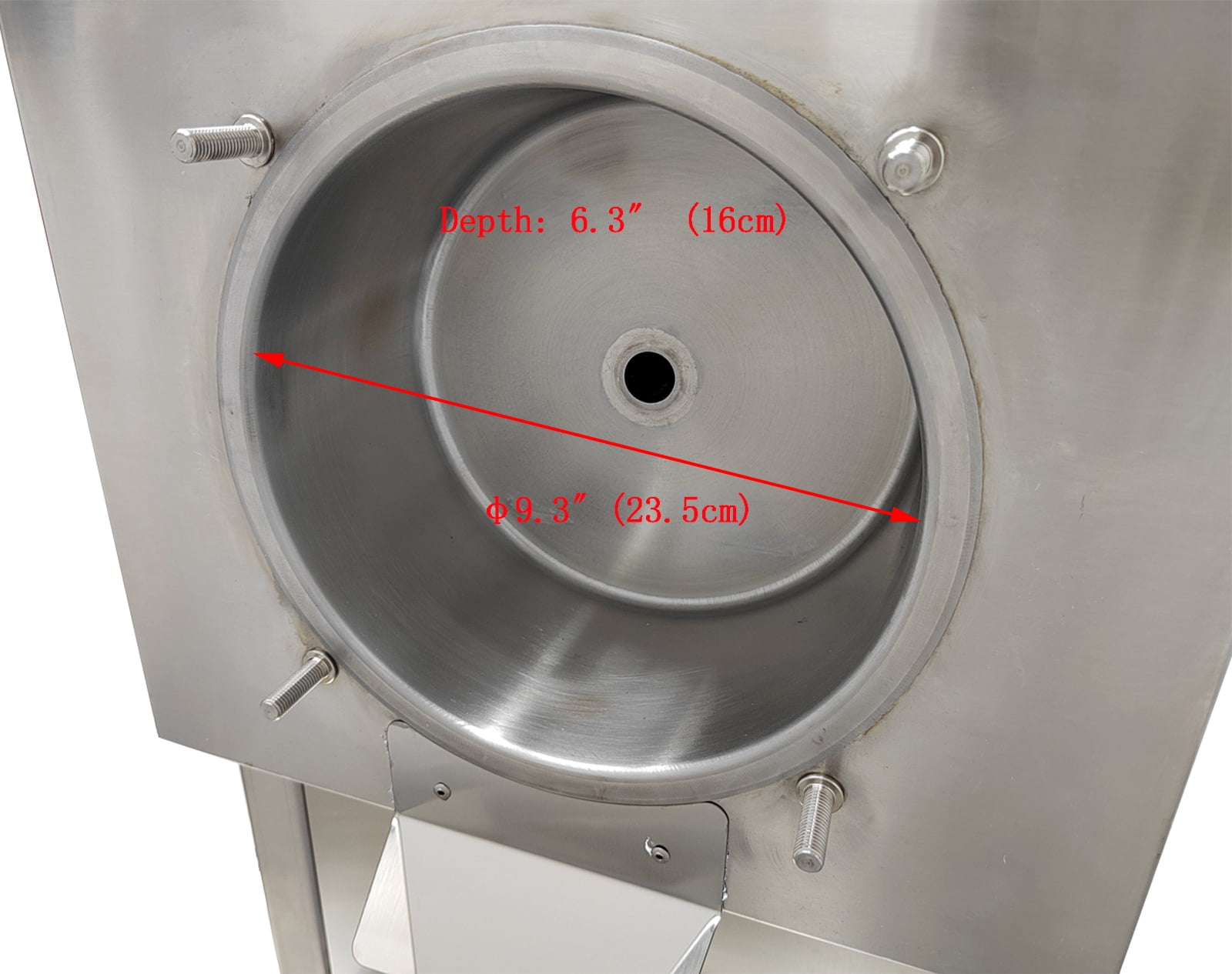 Hard Ice Cream Machine 110V Desktop Hard Ice Cream Maker with Digital Display 1600W