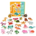 thumbnail image 1 of Grandes tarjetas de rompecabezas 3D de madera de dibujos animados de frutas y verduras de tráfico de bebé de aprendizaje educativo Jigsaw Toys Eigraketly WJ4004-01B, 1 of 7