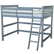Humboldt Full High Loft Bed with Angled Ladder Grey