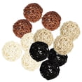 thumbnail image 4 of AMLESO 12Pcs Handmade Wicker Rattan Balls Home Christmas Wedding Party Decorative Craft, 4 of 5