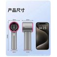 thumbnail image 3 of Cordless Fan Dust Blower Handheld Engine Fan Duster 100 Speed for Women Men Computer Cleaning Outdoor Office pink pink pink pink pink, 3 of 4
