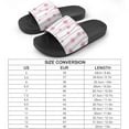 thumbnail image 2 of GZHJMY Stylish Slides for Women Men, Pink Flower Cute Floral Soft Flexible Slip-on Sandals Slippers, 2 of 7