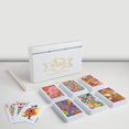 thumbnail image 3 of Paris Plastic Playing Cards Set Of 3, Bridge Size, Multicolor Cards Packed In A Three Piece White Pvc Container, Cards For All Ages Used For Card Games, Poker & Rummy | Playing Cards, 3 of 5