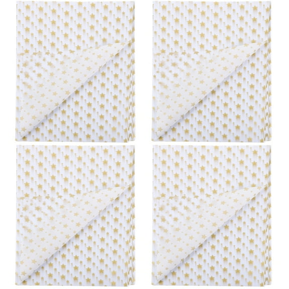 4 Count Tissue Paper for Bags Packing Wrapping Simple Color Birthday