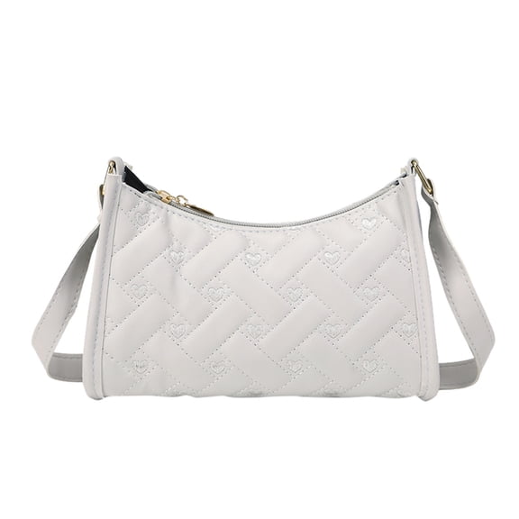 Stylago Fashion Shoulder Bag for Women Leather Tote Handbag Mini Clutch Underarm Purse for Daily Use Work Travel Casual Outings Grey