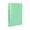 Green, variant on Hyrbek Clear 3 Ring Binder, A4/Letter, Round Rings 1 Inch Binder, Three Ring Binder, Plastic Folders, for Study Classroom Office Supplies, #001